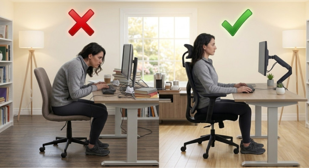 Postural hygiene at your workstation